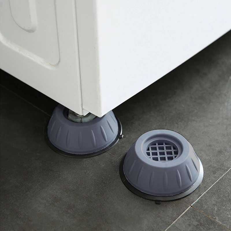 1/2/4Pcs Anti Vibration Feet Pads Rubber Legs Slipstop Silent Skid Raiser Mat Washing Machine Support Dampers Stand Furniture