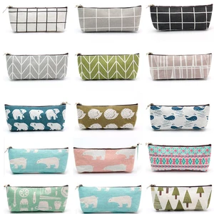 Женская маленькая косметичка, Набор органайзеров, милая дорожная сумка для макияжа, школьная сумка для карандашей с кисточками для губ, чехол, кошелек