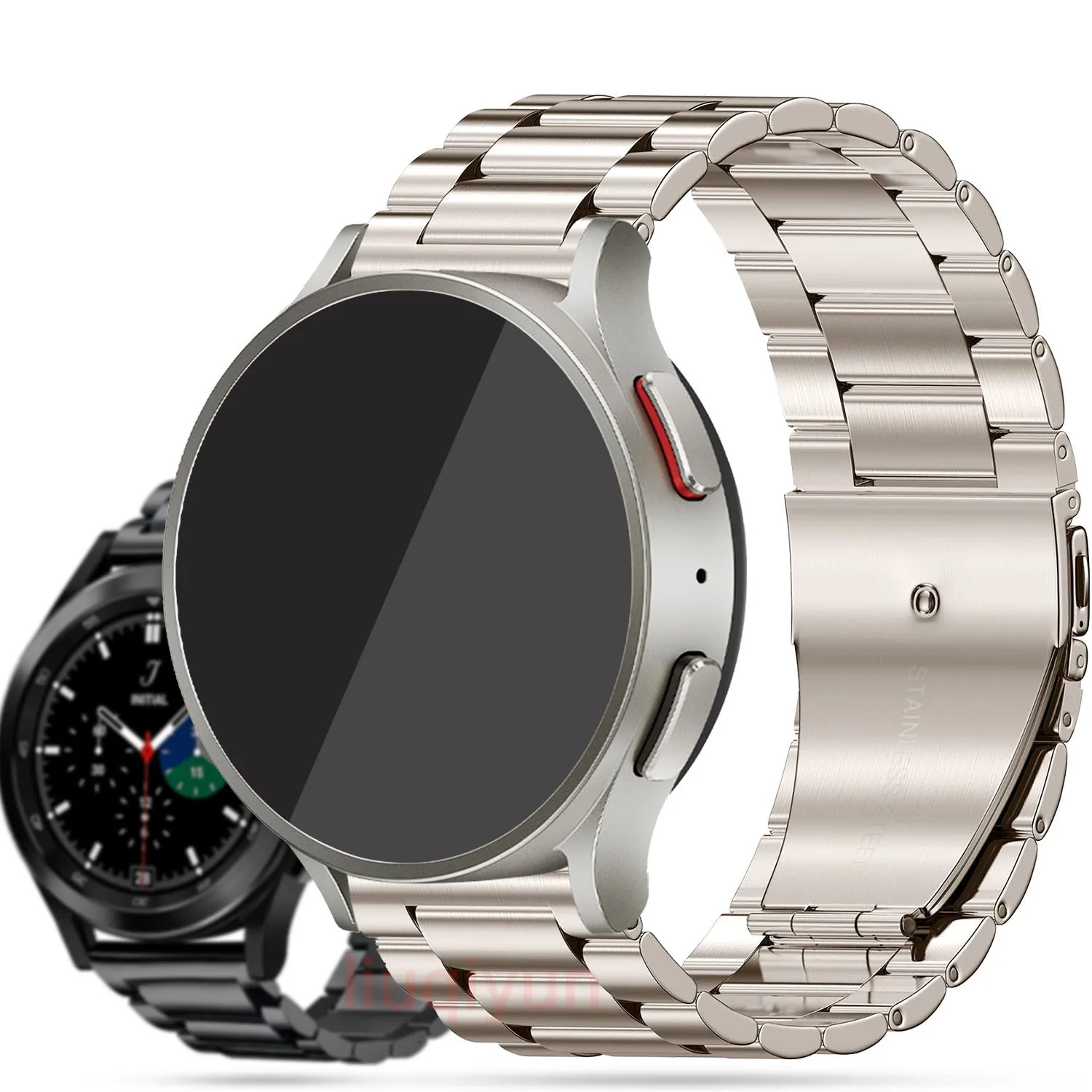 

Stainless Steel Strap For Samsung Galaxy Watch 5 4 44mm 40mm 5 pro 4 Classic Active 2 20mm 22mm Bracelet Huawei GT 2 3 Pro Band