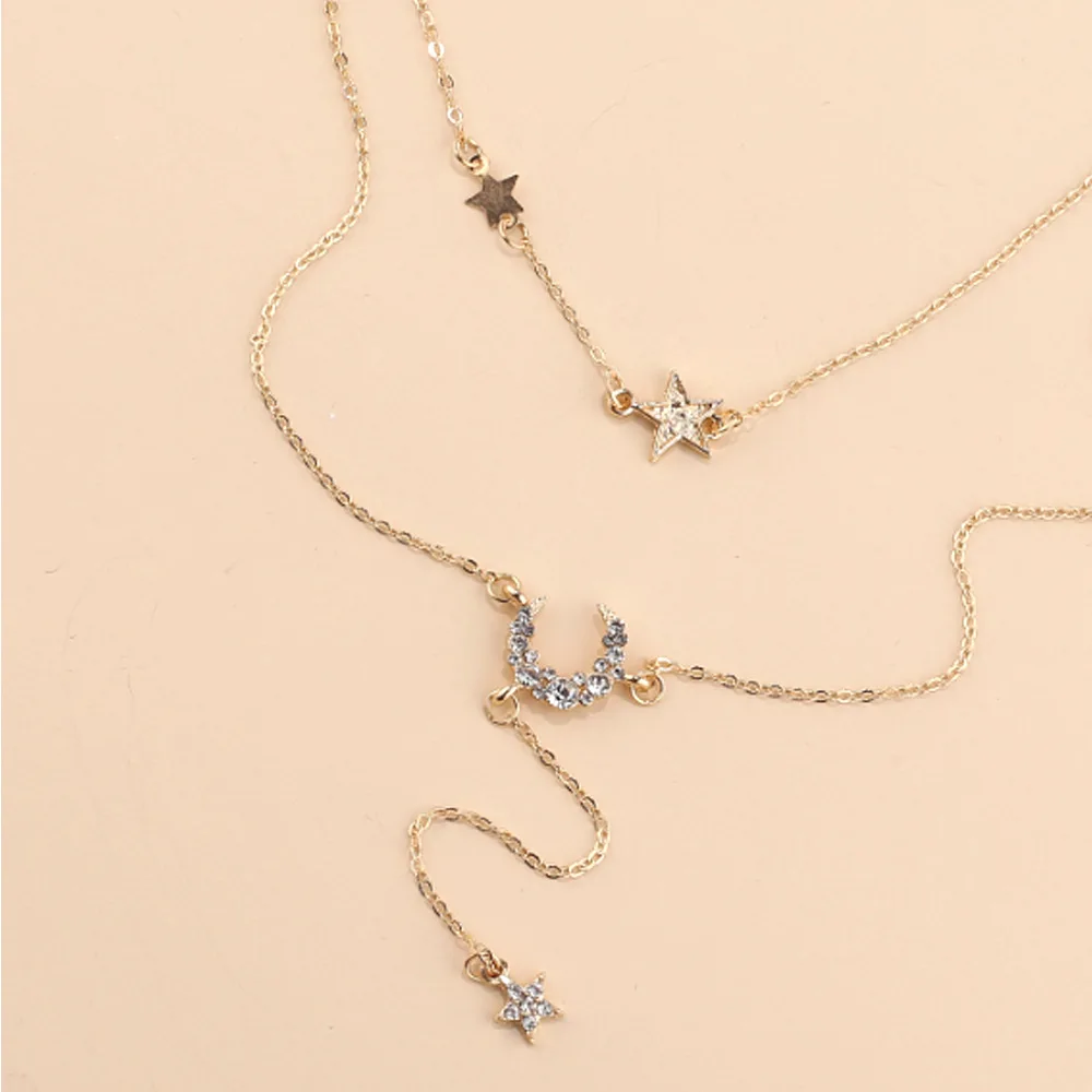 Модное ожерелье-чокер JIOROMY индивидуальность бесконечность звезда кулон