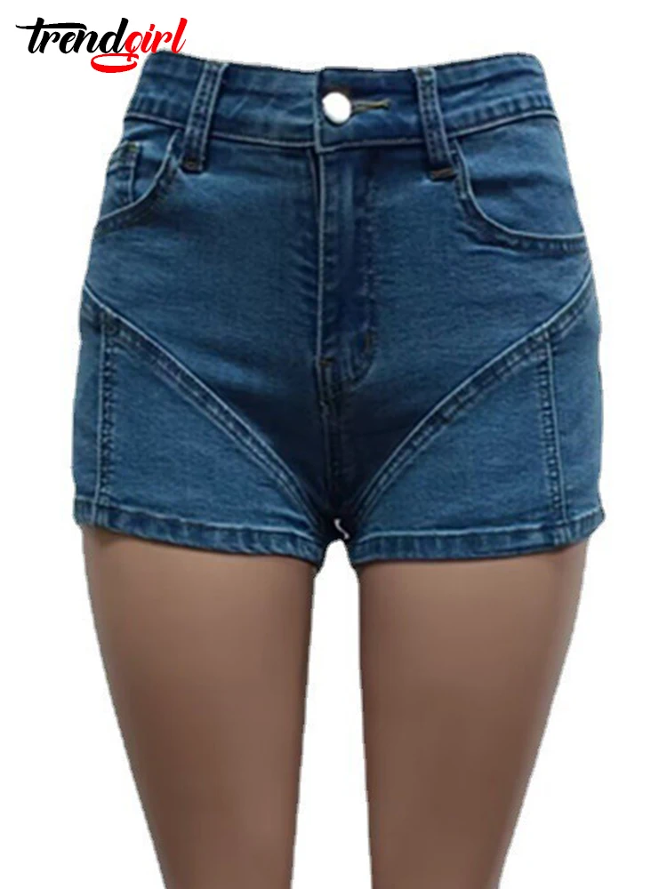 Mlaiscsr винтажные лоскутные эластичные облегающие шорты джинсы женские