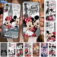 disney mickey mouse anime for xiaomi redmi note 10s 10 9t 9s 9 8t 8 7s 7 6 5a 5 pro max soft black phone case