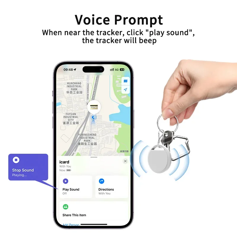 Умный Bluetooth-трекер — мини-устройство слежения для Apple Find My Key Smart ITag Kids Finder GPS Lost Tracker