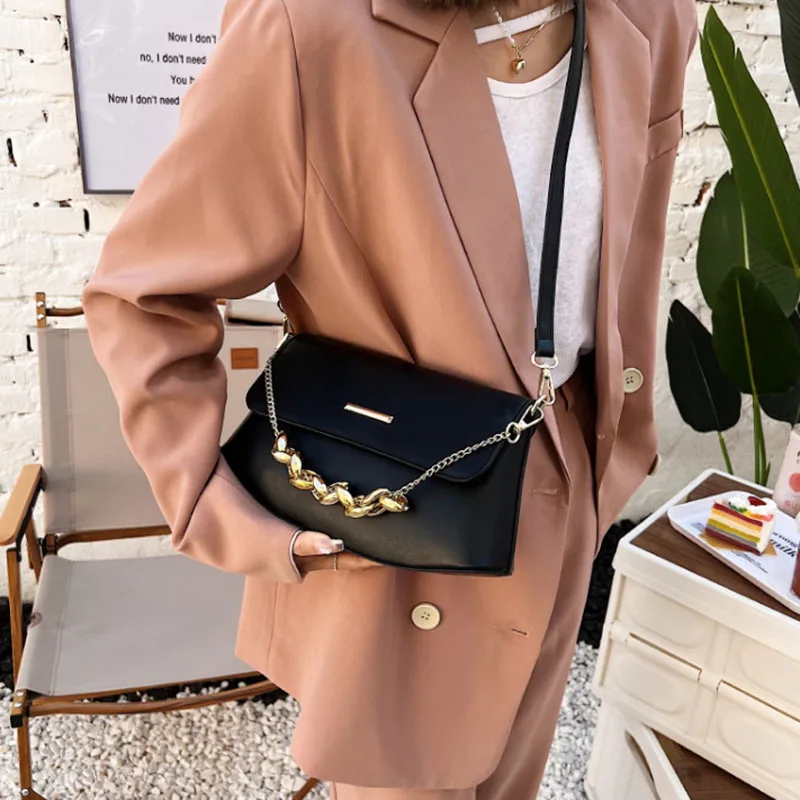 Spring 2022 New Women's Shoulder Bags Woman Quality Fashion Brand Female Handbags Small Flap Underarm Crossbody Bags for Women