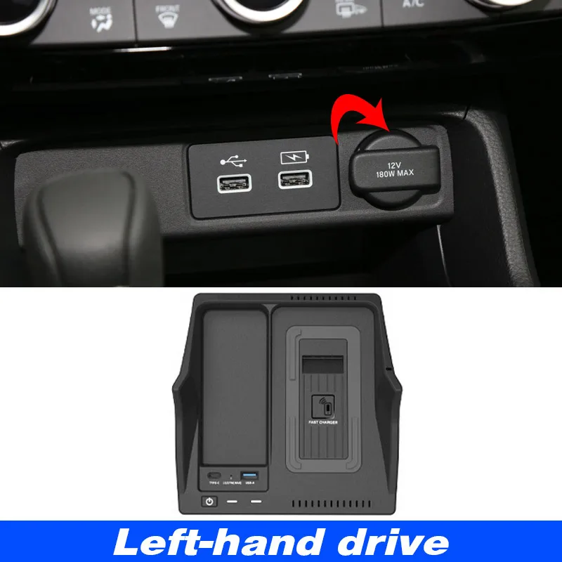 

Автомобильное беспроводное зарядное устройство для 11-го Honda Civic FE, аксессуары, адаптер для быстрой зарядки телефона, внутренняя модификация 2022-2025