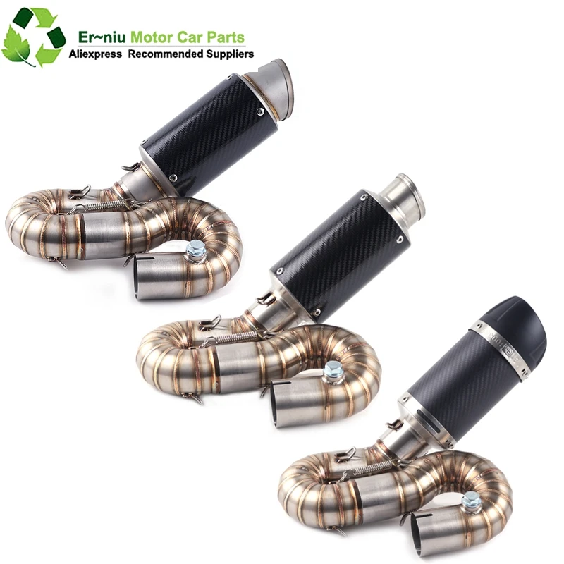 

For Honda Cbr1000rr Cbr1000 Rr 2008-2016 304 Stainless Steel E-mark Motorcycle Carbon Fiber Exhaust Muffler Contact Link Pipe