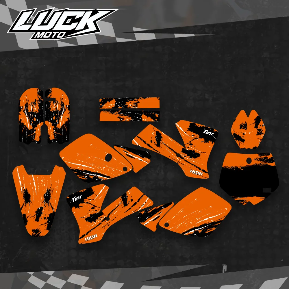 

Новый стиль для KTM SX65 SX 65 2002 2003 2004 2005 2006 2007 2008, обтекатель мотоцикла, графический фон, наклейки, наклейка на заказ