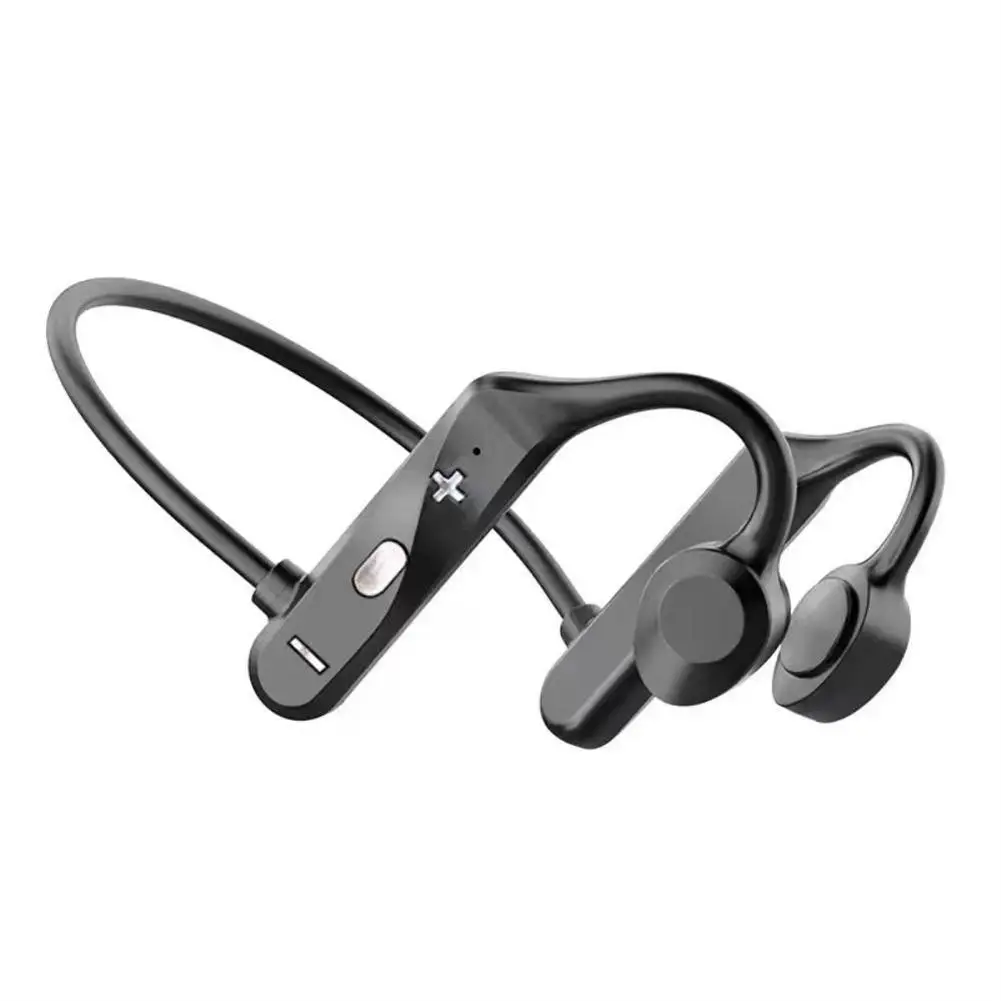 

Ks69 Bone Conduction Headphone Noise Reduction Wireless Bluetooth-compatible Neck Hanging Headsets With Microphone
