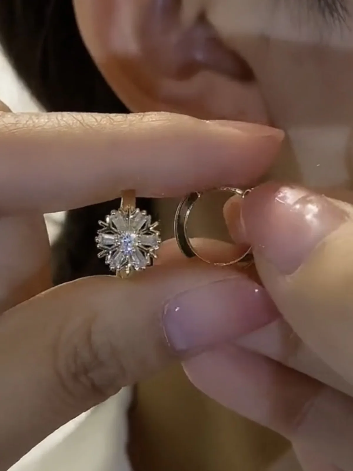 2023 новые модные серьги с пряжкой в виде снежинок женские дизайнерские легкие