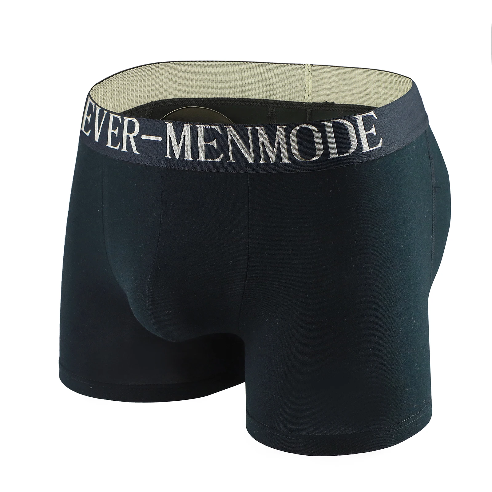 CLEVER-MENMODE Men Sexy Butt Lifter Enlarge Push Up Underpants Removable Pad Boxer Underwear Butt-Enhancing Trunk Shorts Panties