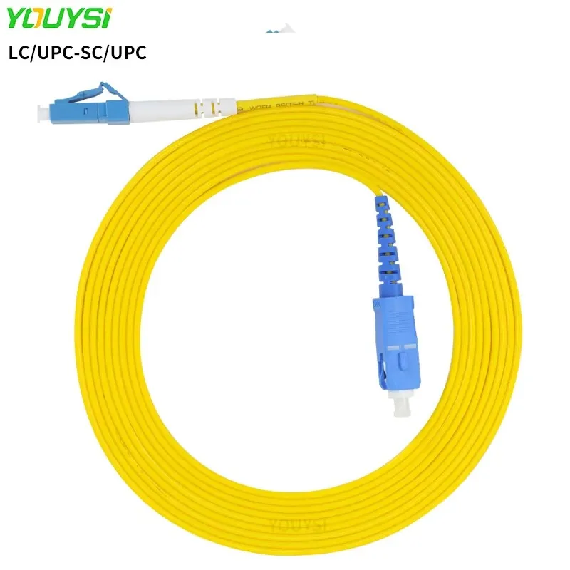 10 шт. Simplex LC/UPC-SC/UPC волоконно-оптический патч-корд кабель 1 м/2 м/3 м/5 м/10 м