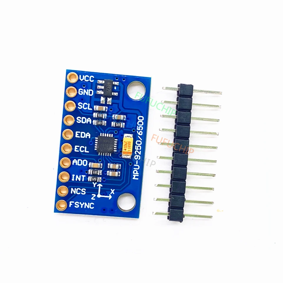 SPI IIC/I2C GY-9250 9-осевое отношение + гироскоп + акселератор + магнитометр сенсорная плата модуль MPU9250 3-5 В мощность