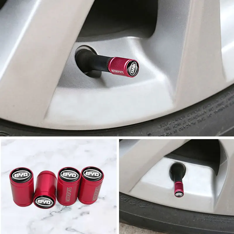 Новинка 4 шт. Пылезащитная крышка клапана колеса автомобиля для BYD аксессуары S6 2014