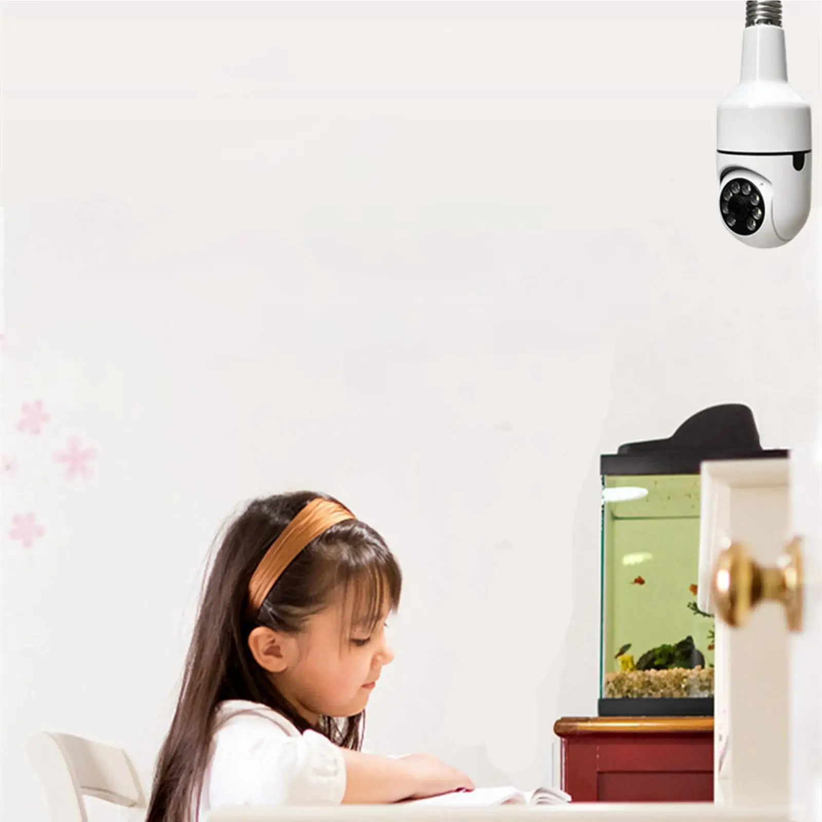 

Intelligent Wireless Mini Camera E27 Bulb Connector Rechargeable for Home