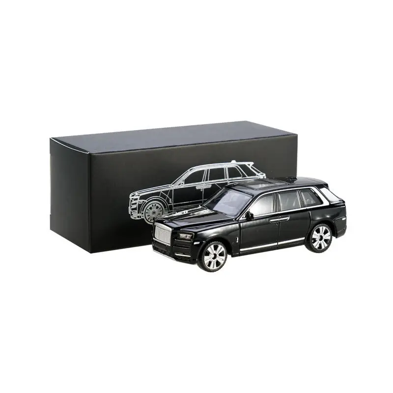 

Масштаб 1:64, внедорожник Cullinan, черная модель автомобиля из сплава