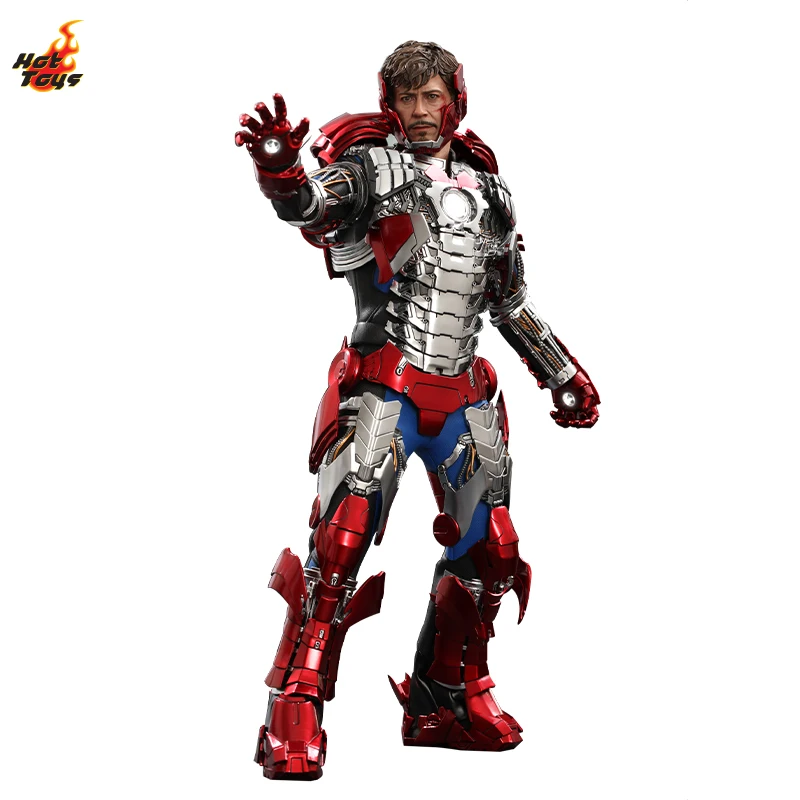 Горячие игрушки Marvel Мстители Железный человек 2 Тони Старк Марк 5 Бронированное
