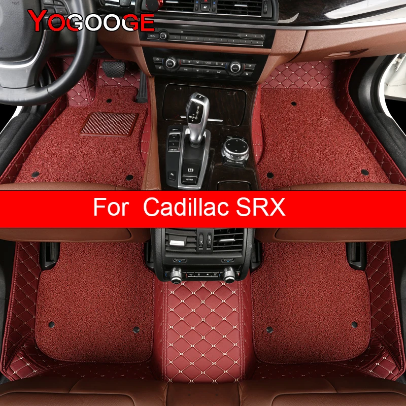 

YOGOOGE Car Floor Mats For Cadillac SRX Foot Coche Accessories Carpets