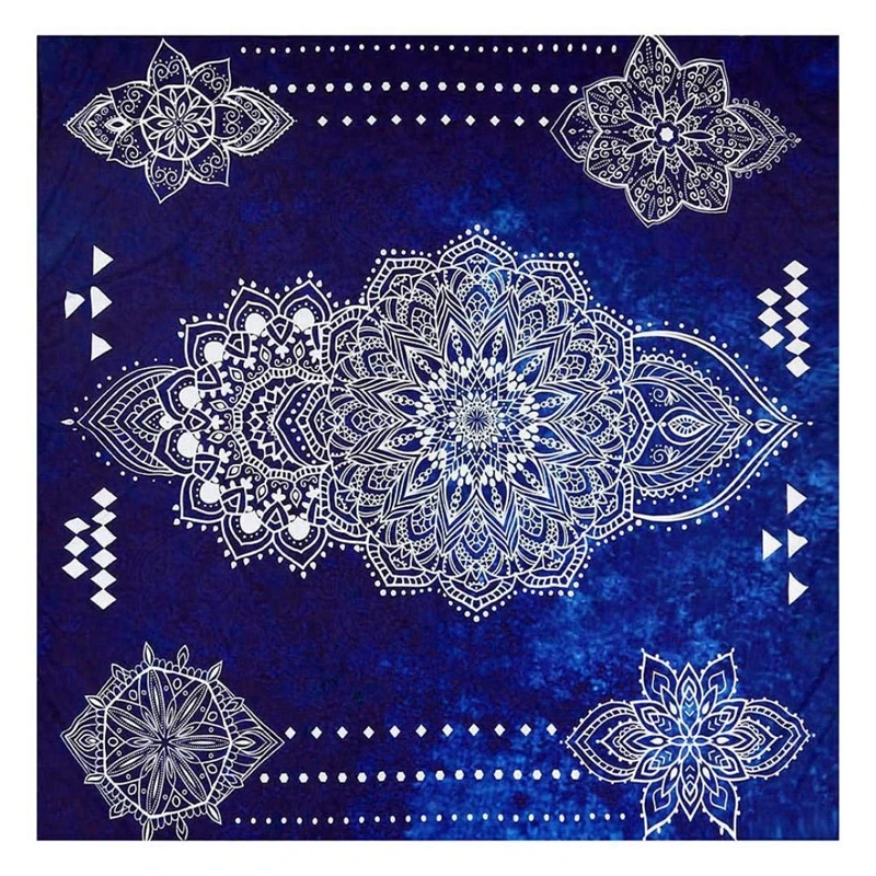 

Beach Towels, Bohemian Mandala Wall Hanging Tapestry Bedspread Beach Towel Table Blanket (150X150cm, F) Promotion