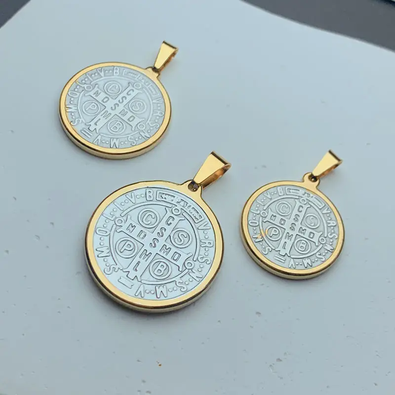 Круглая металлическая медаль из нержавеющей стали в ассортименте