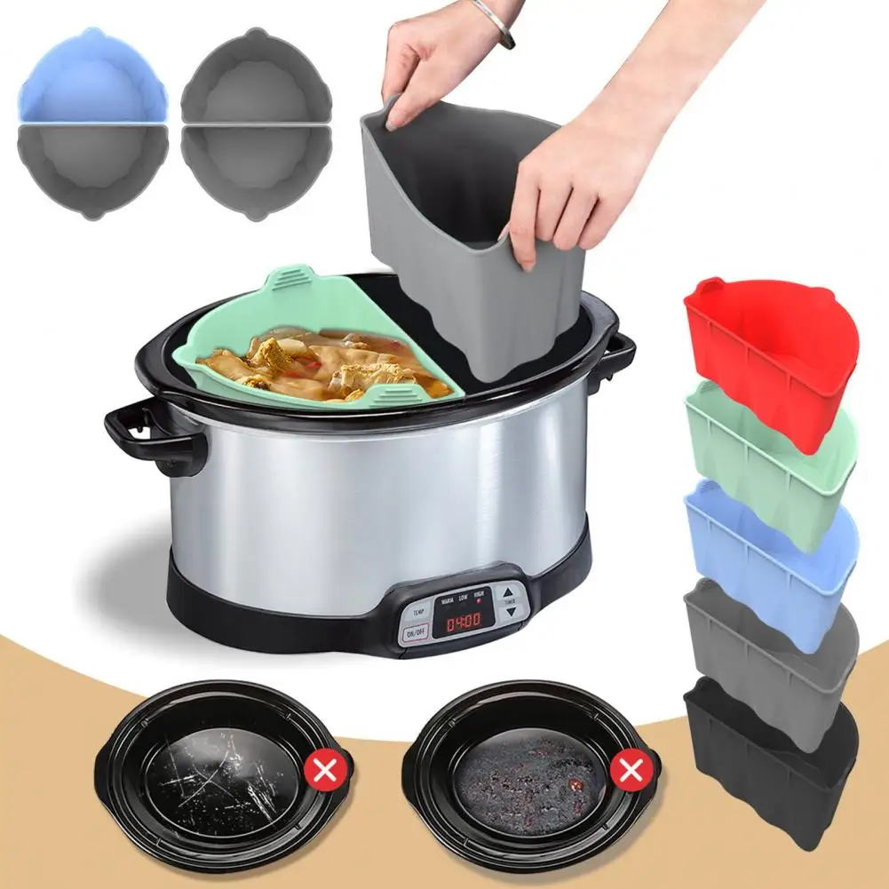 

2 шт./набор, силиконовые вкладыши для медленной плиты