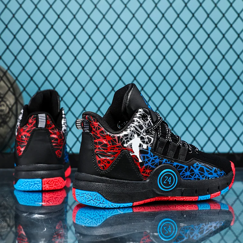 Демисезонные мужские баскетбольные туфли уличные ботинки на шнуровке
