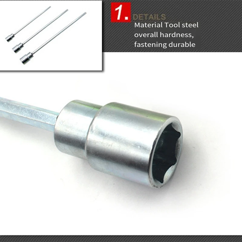 Шестигранный торцевой гаечный ключ удлинитель Разъем свечи зажигания