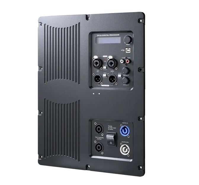 

Модуль усилителя мощности с dsp 1000 Вт * 2 для активного сабвуфера