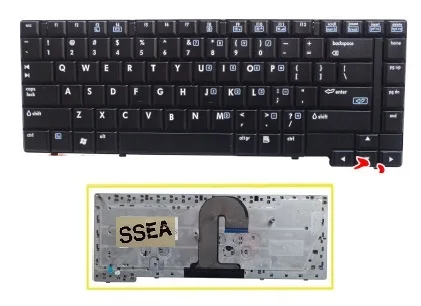 

Клавиатура новая с английской раскладкой для ноутбука HP Compaq 6710b 6715b 6710 6710s 6715s