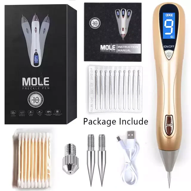 New in Mole Removal Pen Wart Plasma Remover Tool Beauty Skin Care Corn Freckle Tag Nevus Dark Age Sweep Spot Tattoo  Set free sh