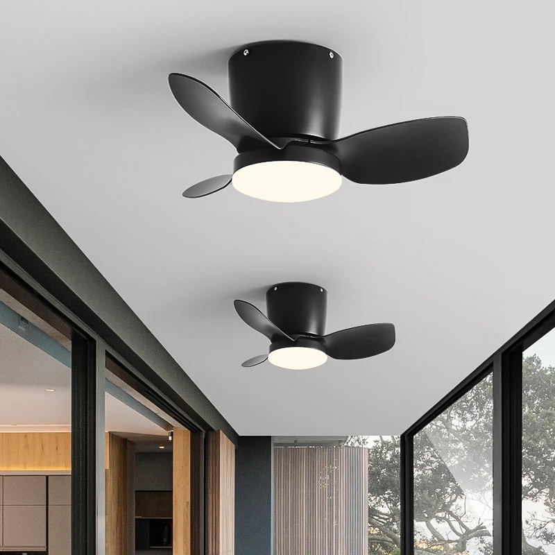 

Mini Ceiling Fan Llights New Style Balcony Aisle Dressing Room Child Ceiling Fan Light Study Bedroom Fan lamp 110V 220V