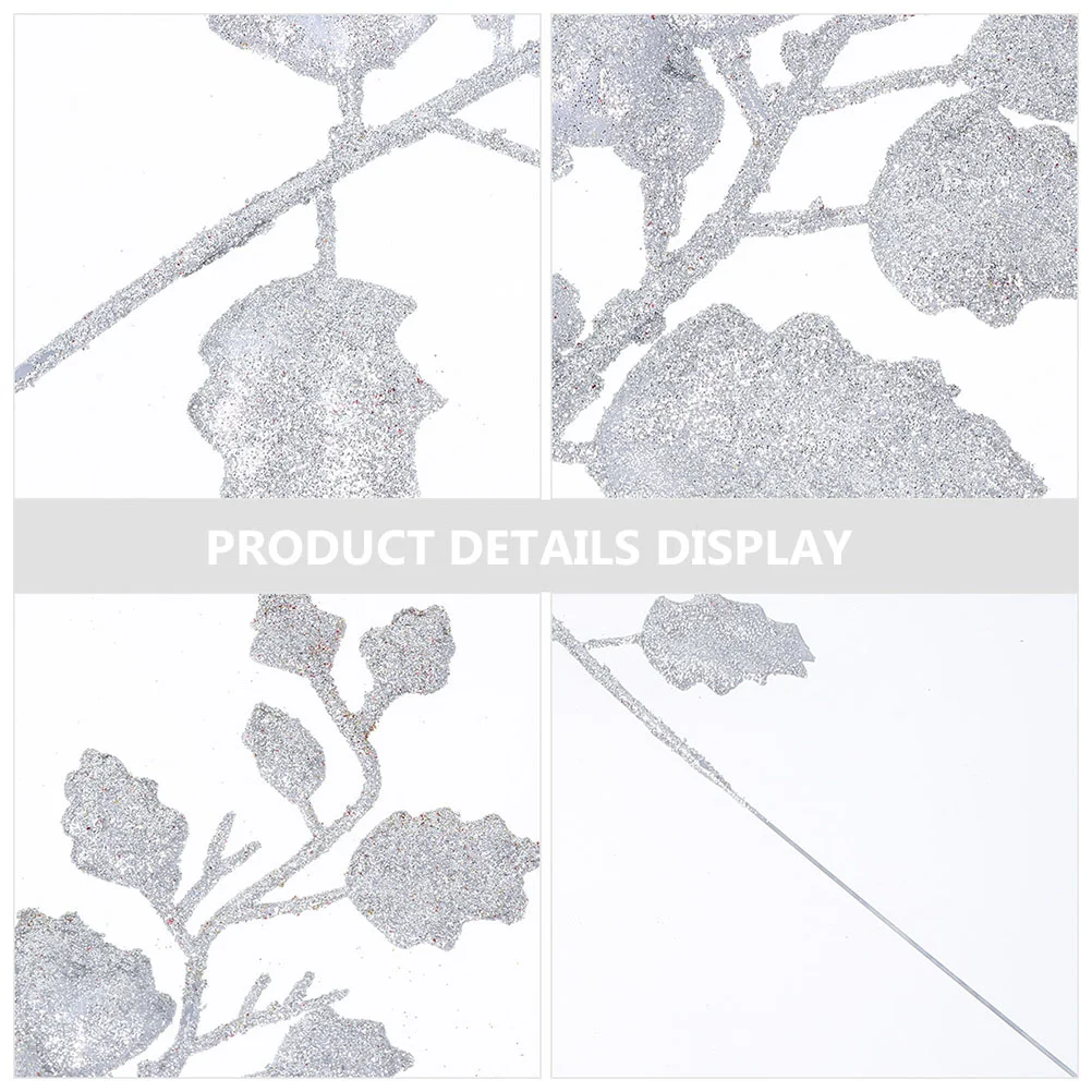 20 шт. золотые ветки деревьев имитация листьев искусственные рождественские