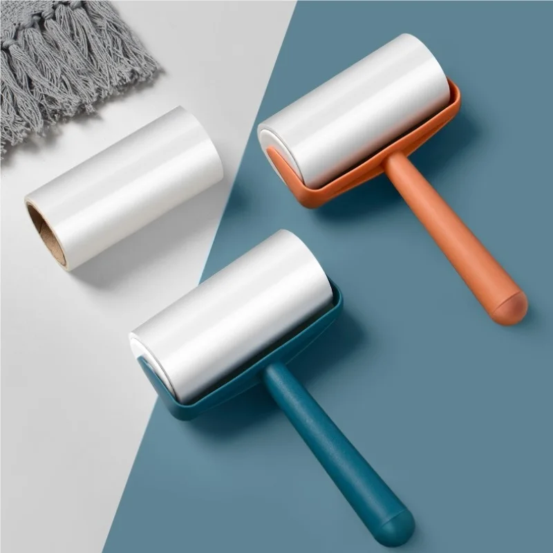 

Portable Roller Sticker Sticky Wool Roller Sticker Clothes Wool Cat Hair Car Bedroom Cleaning Handicrafts Household Daily Tools