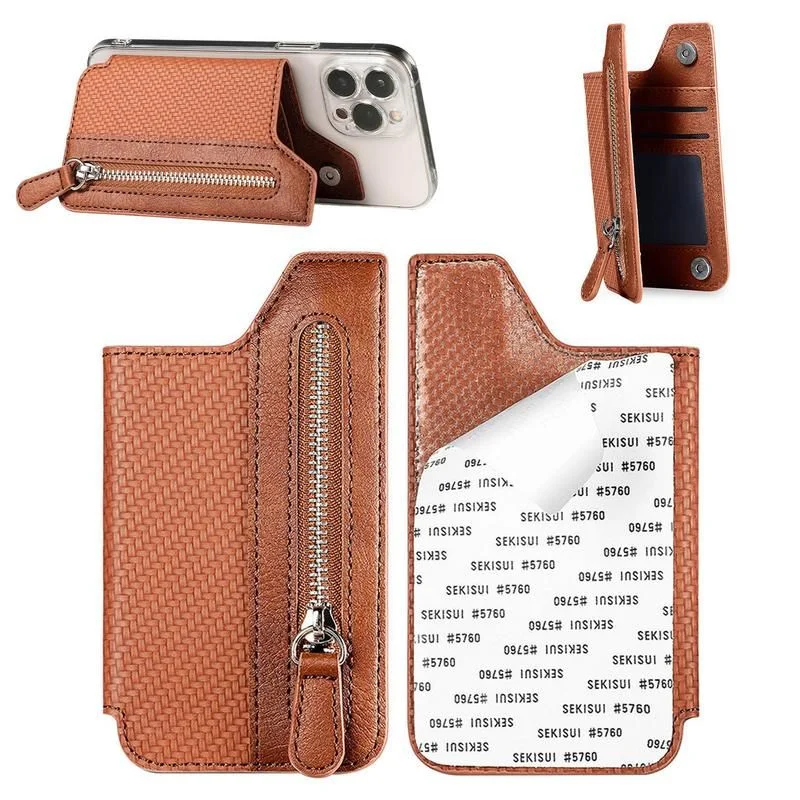 

Multifunctional Adhesive Phone Wallet Card Holder Back Wallet Card Package Credit Card Holder For Applicable To Cash Bank Cards