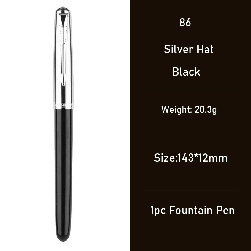 

Перьевая ручка Jinhao 86 серебристого цвета