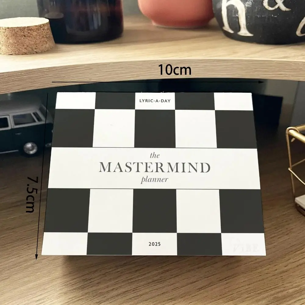 Забавный настольный календарь Calenda 2025 ежедневное украшение дома новогодние