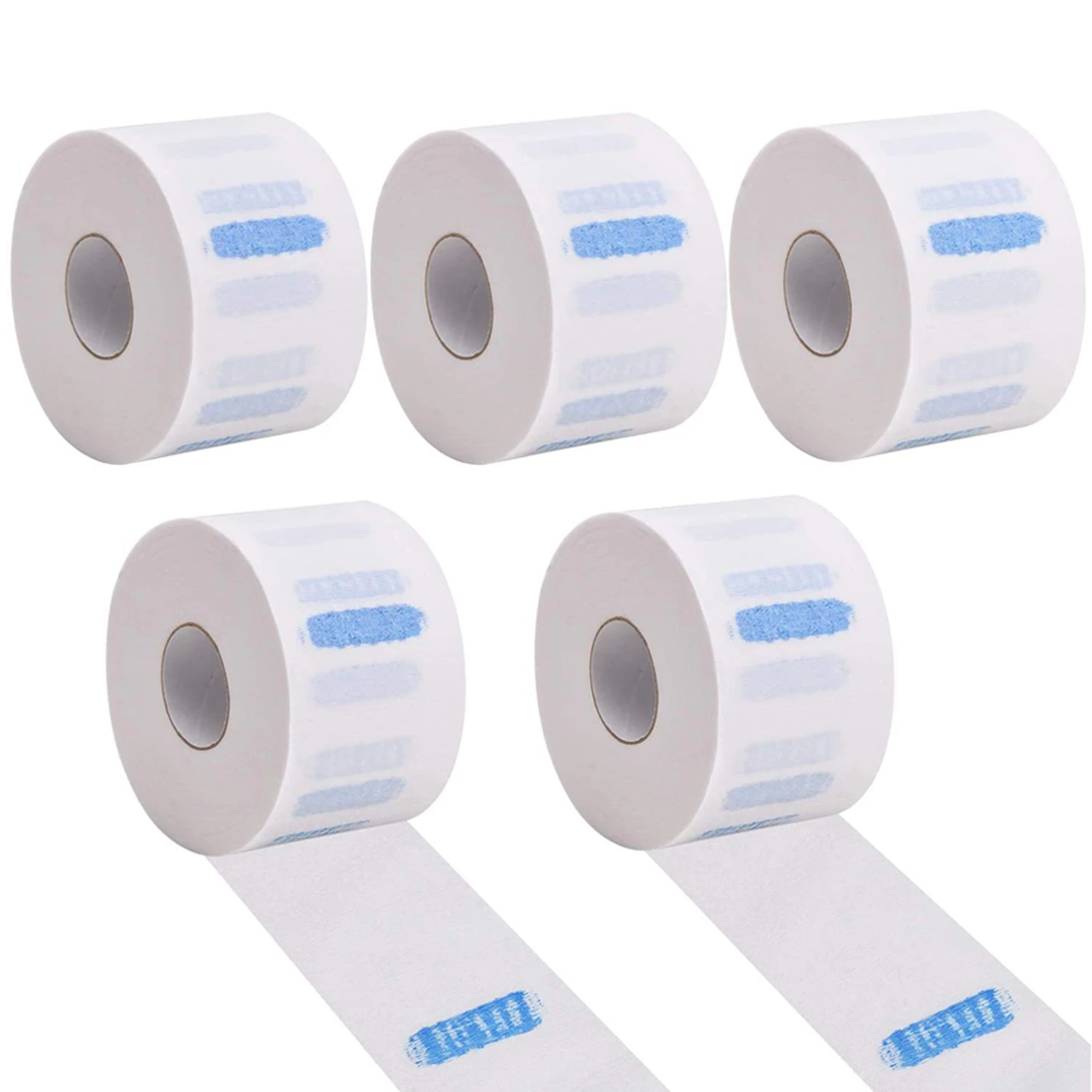 

5rolls Disposable Paper Home Hair Cutting Styling Salon Stretchy Collar Hairdressing Accessories Tape Barber Neck Strip Wrap