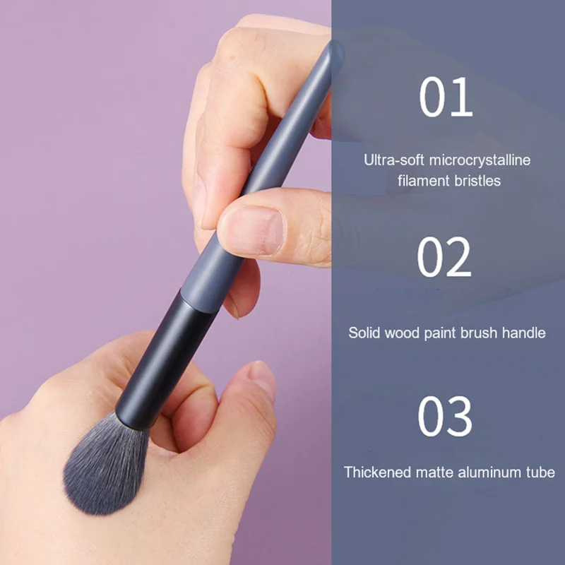 Набор кистей для макияжа кисти теней румян ресниц спиральные бровей подводки