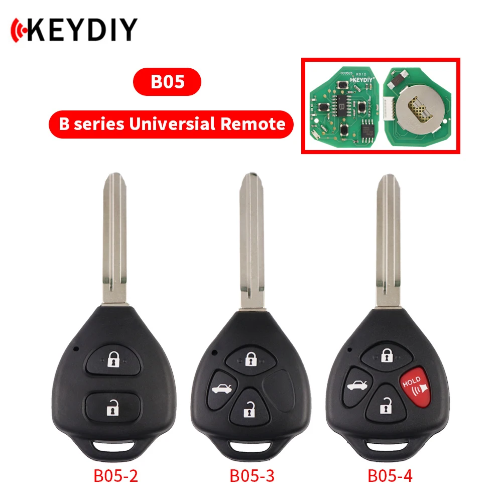 KEYDIY 5PCS/LOT KD900 KD-X2 KD MINI Key Programmer B Series Remote Control B05 For Toyota Universial Car B05-2 B05-3 B05-4 - купить по
