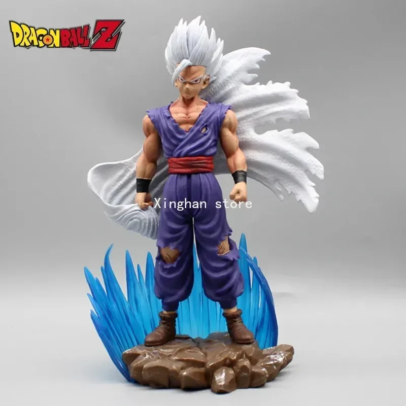 Аниме Dragon Ball Z Super Great White God Beast Gk Gohan Goku Saiyan Фигурка Модель Statua Коллекция Орнамент