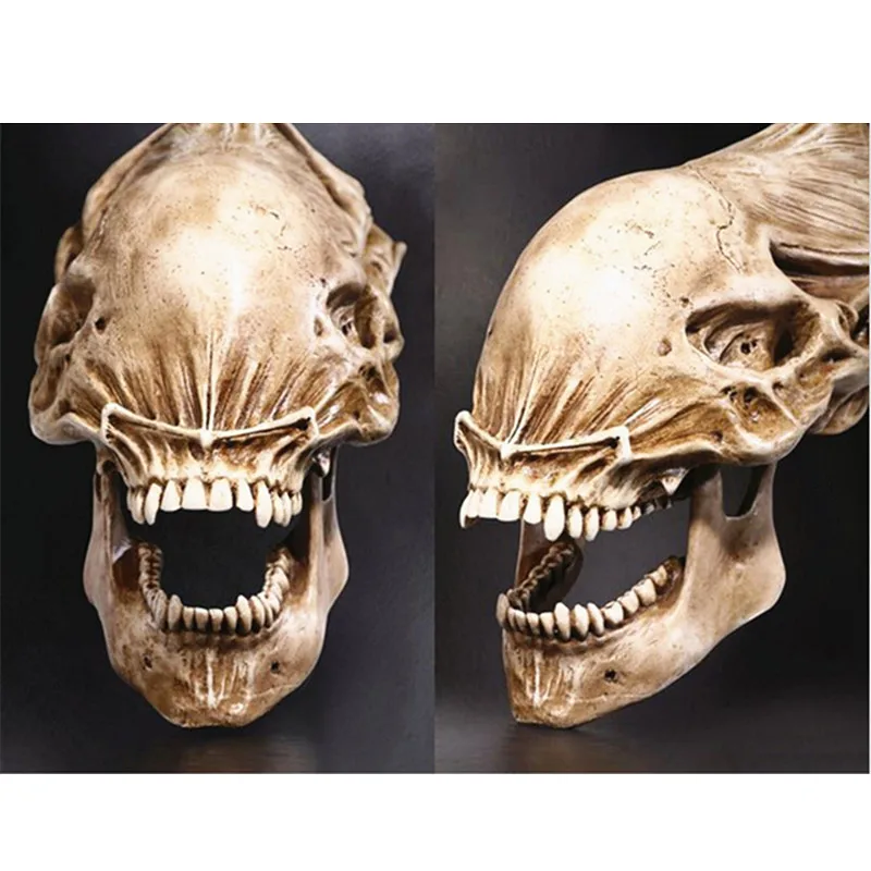 Ремесла AVP Predator VS Alien 20*50 см большая статуя череп из смолы скелетная фигура