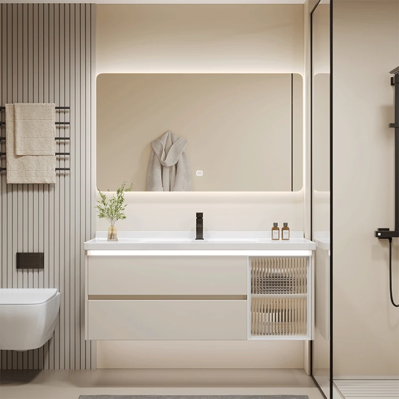 

Vanity Unit Accessories Bathroom Cabinet Makeup Storage Shower Bathroom Cabinet Vanity Armario Banheiro Home Furniture YQ50BC