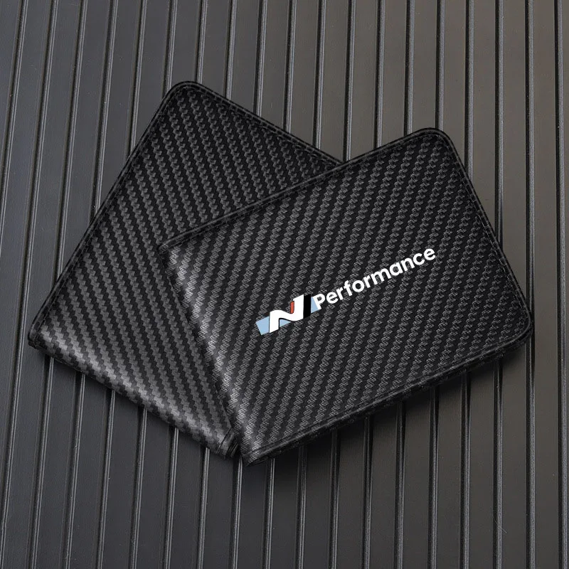 

Carbon Fiber Car Driver License Bag ID Card Holder Wallet Credit Card Bag for N Performance i10 i20 i30 i40 ix35 Car Accsesories