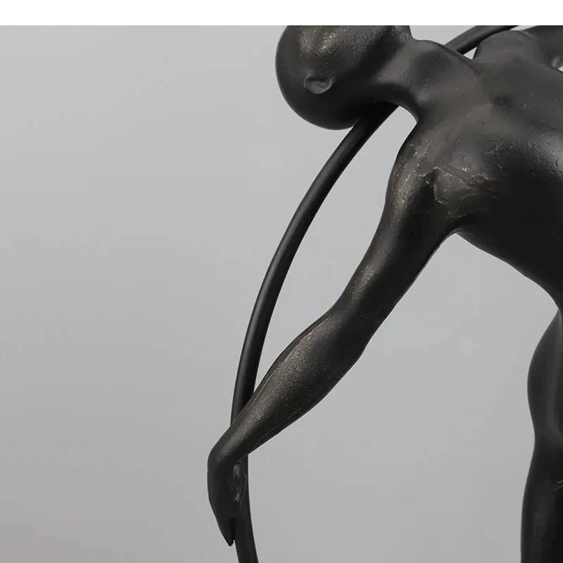 Металлические чугунные персонажи акробатики статуя украшение для стола фигурки