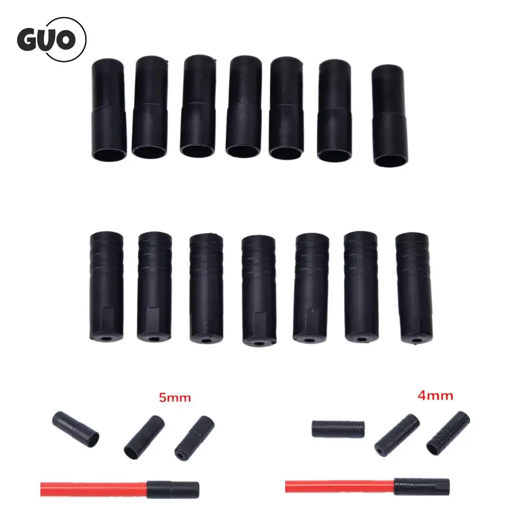 

100 шт./комплект, тормозные наконечники для велосипедного кабеля, 4/5 мм