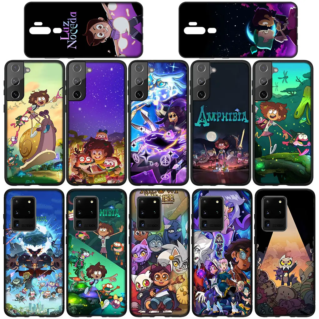 Чехол для телефона Amphibia The Owl House Samsung Galaxy A06 A16 A13 A71 A21S A22 A73 A42 A03 A02 A11 A70 A72 A7 Мягкий
