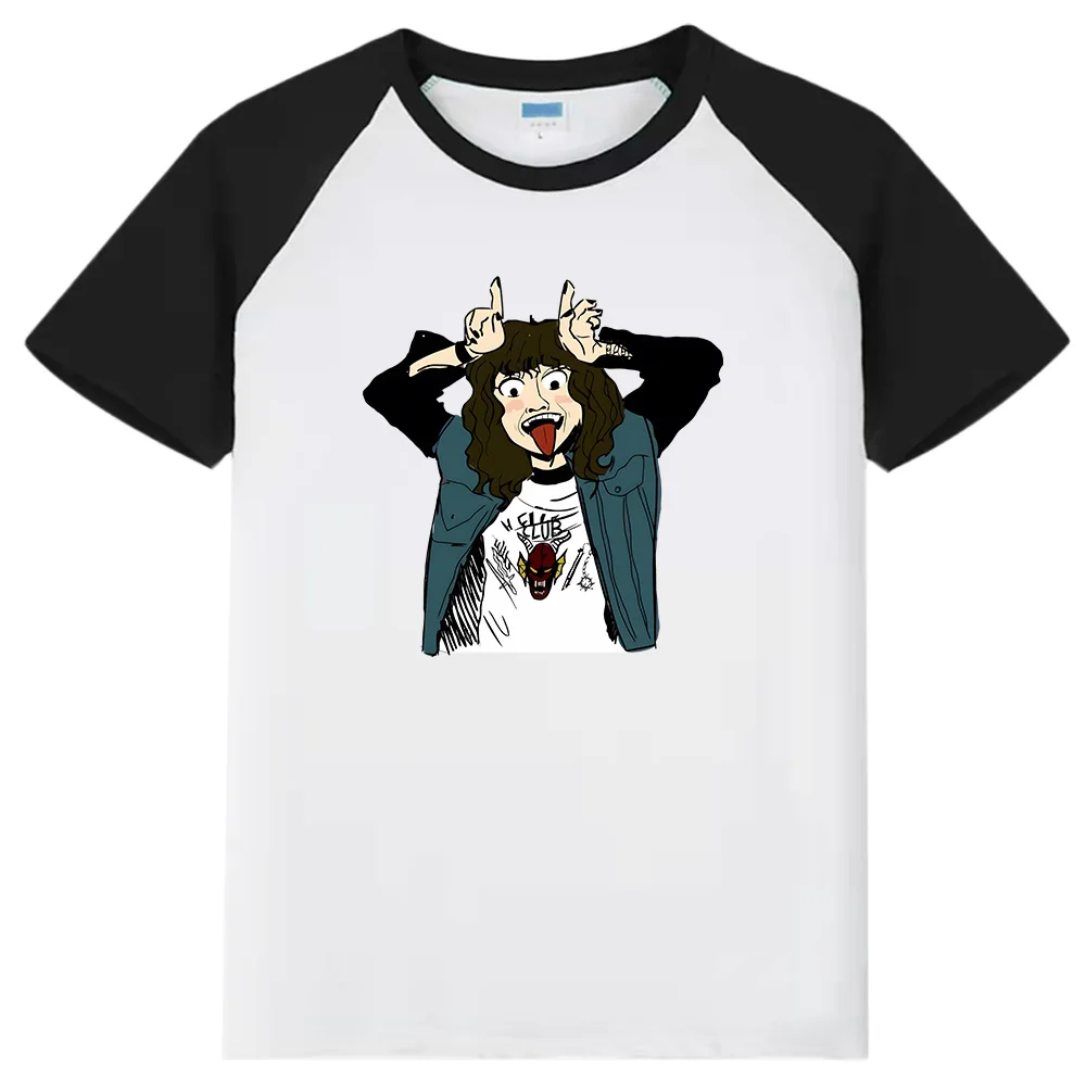 

Kids ST Eddie Munson ST4 Shirt Boys Graphic Tees Funny TShirt Casual Short Sleeve Girls Summer T-shirt 100% Cotton