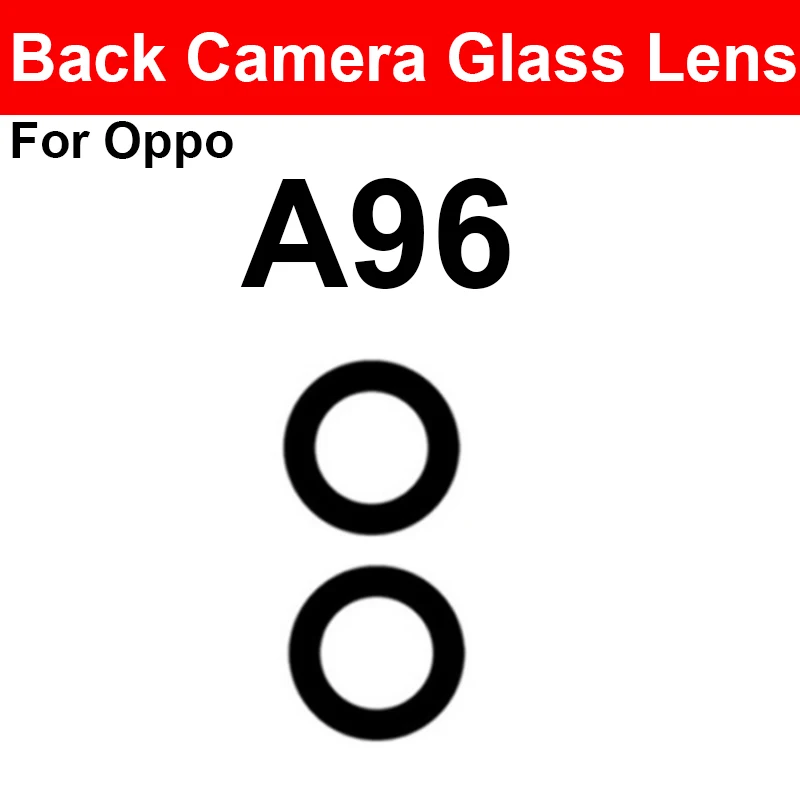 Стеклянный объектив задней камеры для OPPO A72, A74, A92, A93, A94, A95, A96, 4G, зеркальный объектив задней камеры, запасные части для ремонта стекла (art.: 3920bef89117d) - 3920bef89117d