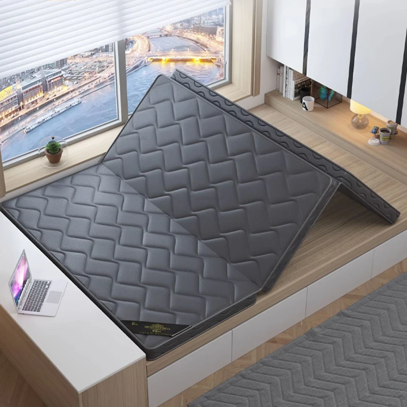 

Foldable Coconut Palm Mattresses Breathable Tatami Mat Modern Bedroom Furniture Hard Home Student Dormitory Storage Mattress 6Cm
