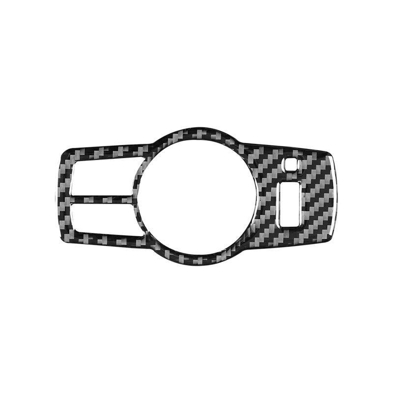 

Carbon Fiber Headlight Switch Buttons Cover Trim Stickers for BMW- 5 Series GT F07 2010-2017 Car Accessories