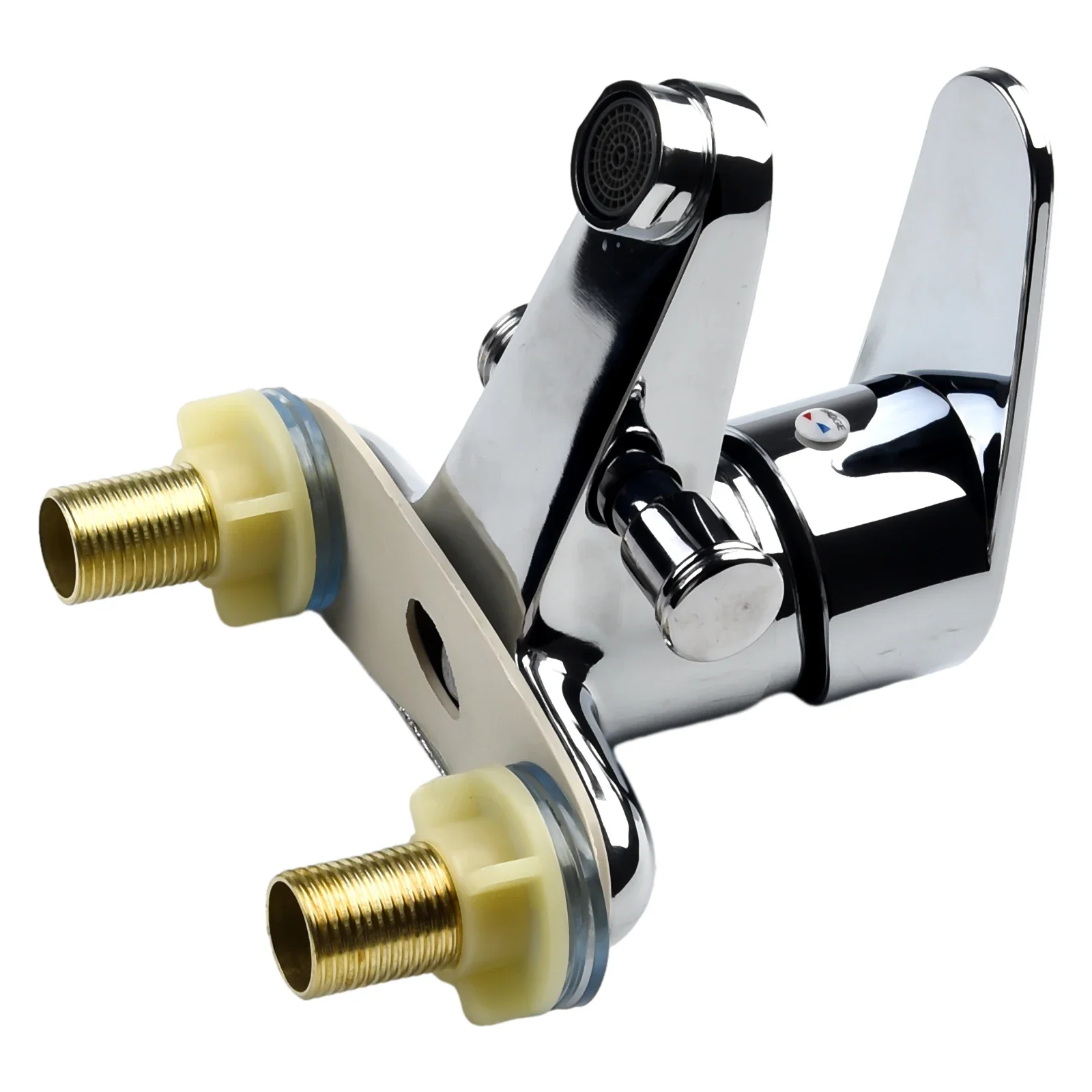 Смеситель для ванной комнаты с двойным отверстием кран горячей и холодной воды